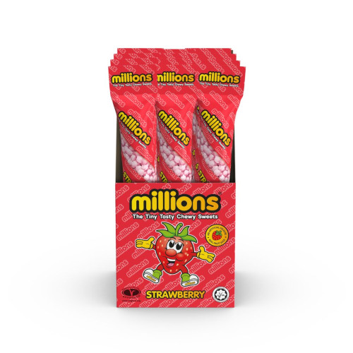Millions Tubes Strawberry 12S