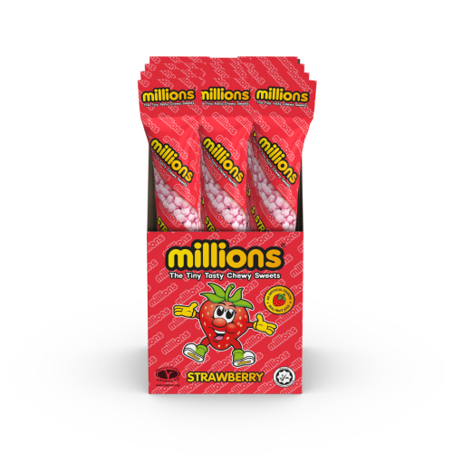 Millions Tubes Strawberry 12S