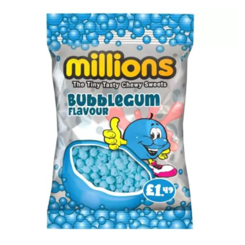 Millions Bubblegum Bags &Atilde;&Acirc;&pound;1.49 PMP 12x110g