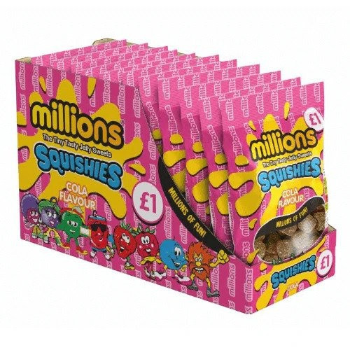 Millions Squishies Cola &Atilde;&Acirc;&pound;1 PMP 12x120g