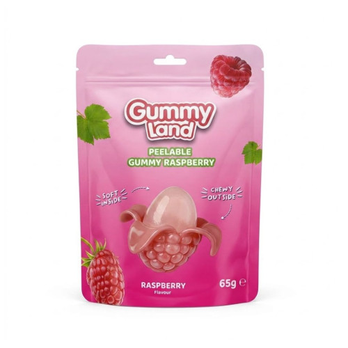 Gummy Land Peelable Raspberry 12x65g