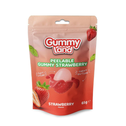 Gummy Land Peelable Strawberry 12x65g