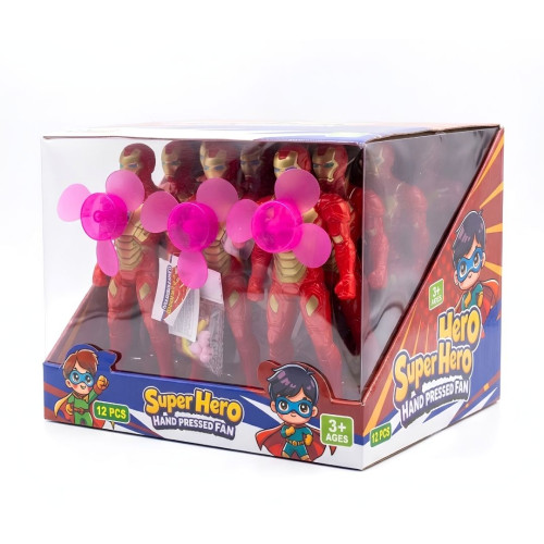 Superhero Hand Pressed Fan 12x5g