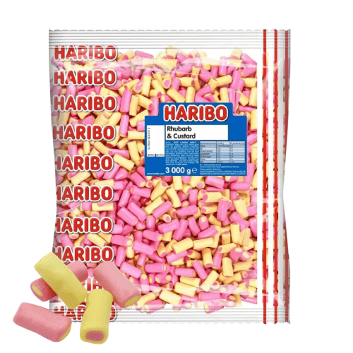 Haribo Rhubarb & Custard 3Kg
