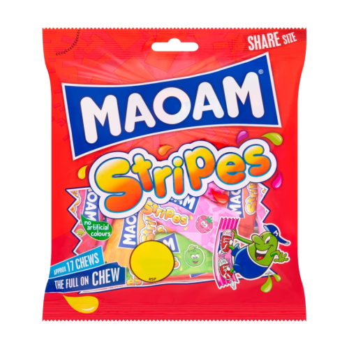 Haribo Maoam Stripes 14x140g PMP &Acirc;&pound;1.25
