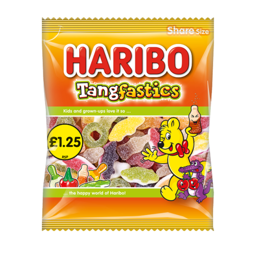Haribo Tangfastics &Atilde;&Acirc;&pound;1.25 PMP 12x140g