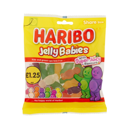 Haribo Jelly Babies 12x140g &Acirc;&pound;1.25 PMP 