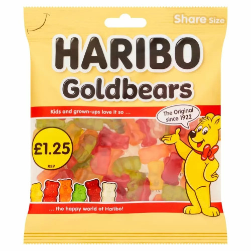 Haribo Gold Bears &Atilde;&Acirc;&pound;1.25 PMP 12x140g