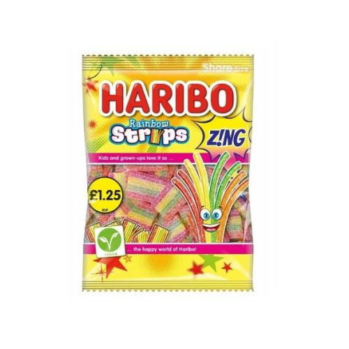 Haribo Rainbow Strips &Atilde;&Acirc;&pound;1.25 PMP 12x130g