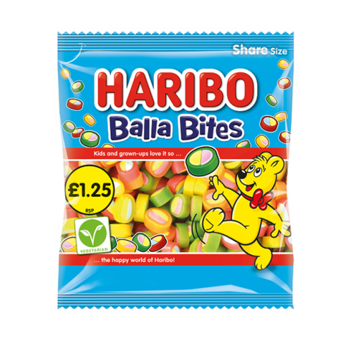 Haribo Balla Bites &Atilde;&Acirc;&pound;1.25 PMP 12x140g