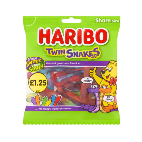 Haribo Twin Snakes 12x140g &Acirc;&pound;1.25 PMP 