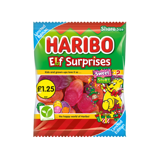 Haribo Elf Surprises 12x140g PMP &Acirc;&pound;1.25