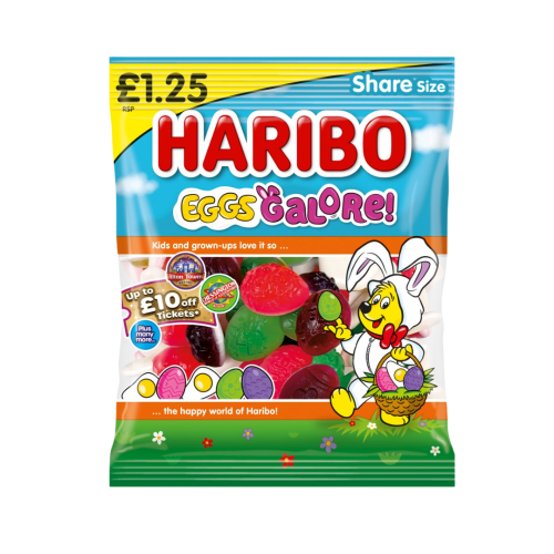 Haribo Eggs Galore 12x140g PMP &Acirc;&pound;1.25
