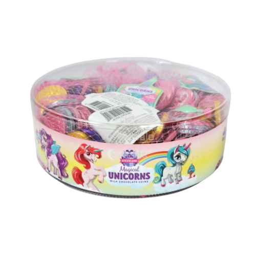Johny Bee Unicorns Milk Choc Coins 12x65g