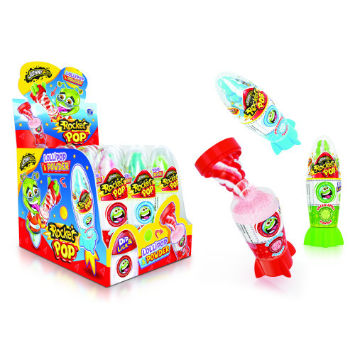 Johny Bee Rocket Pop Candy & Powder 12x50g
