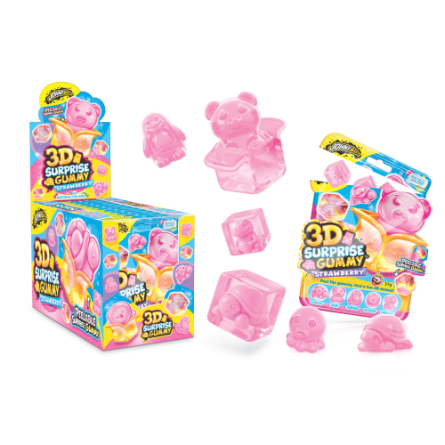 Johny Bee 3D Surprise Gummy Bag 12x57g