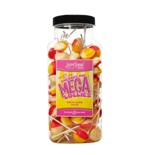 Dobson's Sherbet Pip Lolly 90 X Jar