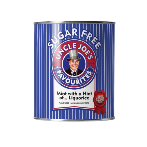 Uncle Joes Mint with a Hint of&acirc;&brvbar;Liquorice - SUGAR FREE Tin