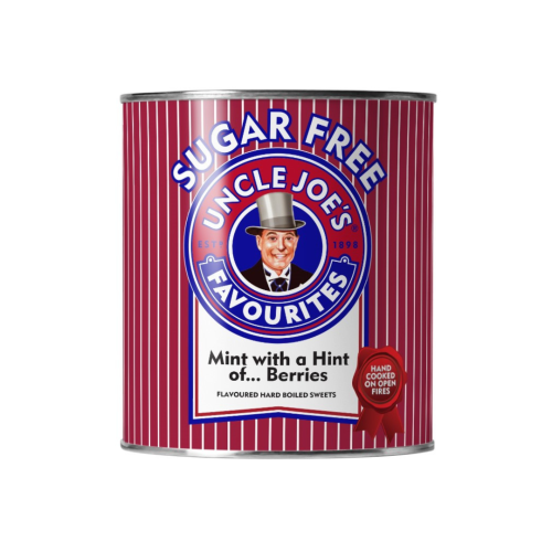 Uncle Joes Mint With a Hint Of&acirc;&brvbar;Berries - SUGAR FREE Tin
