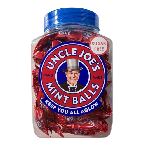 Uncle Joes Mintballs Sugar Free 800g Jar