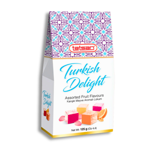 Assorted Fruit Turkish Delight 12x125g