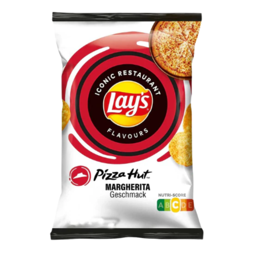 Lays Pizza Hut Margherita Crisps 9x150g