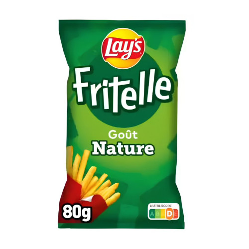 Lays Fritella Nature Crisps 15x80g