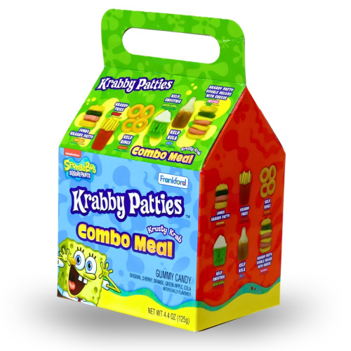 Spongebob Krabby Patties Krusty Krab Combo Meal 6x125g