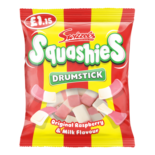 Swizzels Squashies Drumsticks PMP &Atilde;&Acirc;&pound;1.15 PMP 12x120g