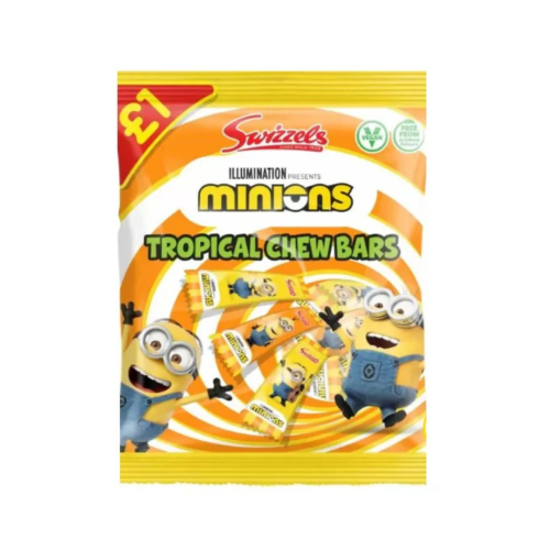 Swizzels Minion Mini Chew Bar Bag &Acirc;&pound;1.15 PMP 12x120g