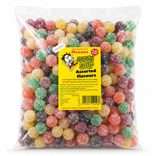 Maxons Stupidly Sour Assorted 3kg