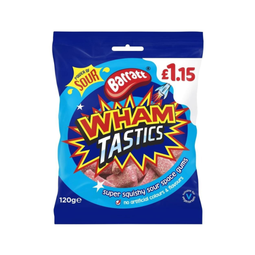 Barratt Whamtastics &Acirc;&pound;1.15 PMP 12x120g