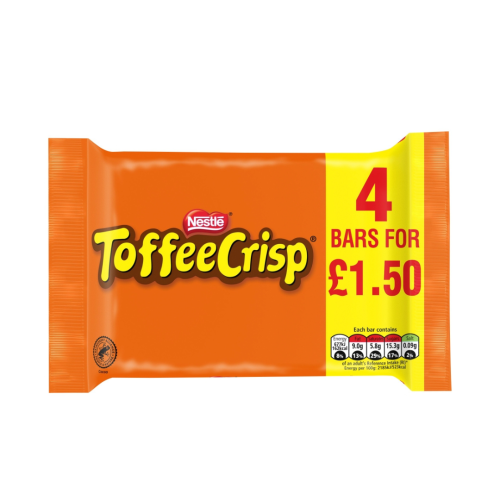 DISCONTINUED Nestle Toffee Crisp Multipack 14x(4x31g) &Acirc;&pound;1.50 PMP