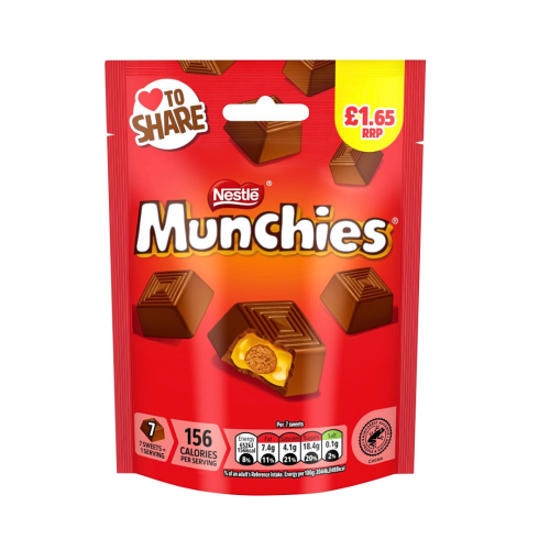 Nestle Munchies Share Bag 10x81g &Acirc;&pound;1.65 PMP