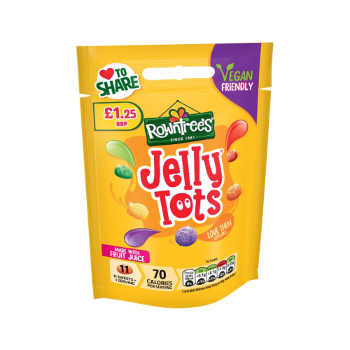 Nestle Rowntrees Jelly Tots PMP &Acirc;&pound;1.25 10x120g