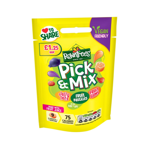 Nestle Rowntrees Pick N Mix PMP &Acirc;&pound;1.25 10x120g