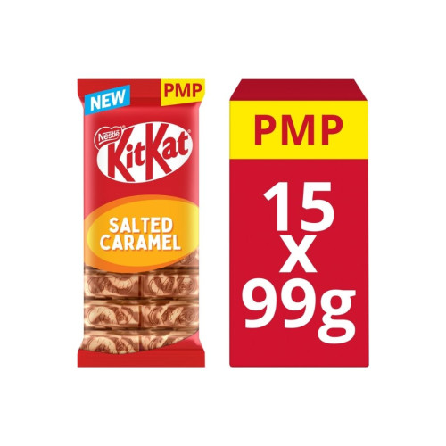 Nestle Kit Kat Salted Caramel Sharing Bar 15x99g &Acirc;&pound;1.65 PMP