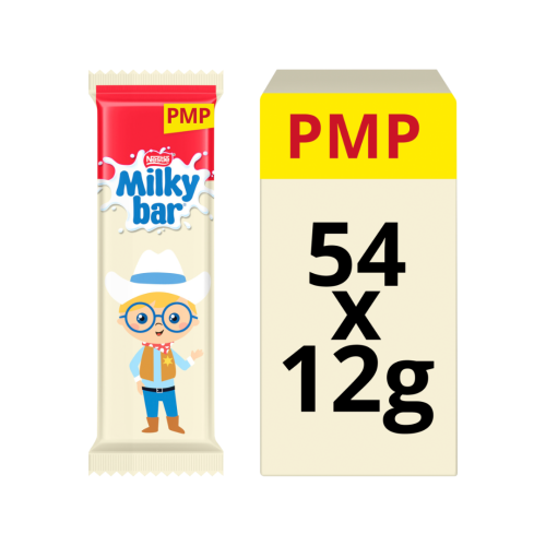 Nestle Milkybar White Chocolate Bar 54x12g 35p PMP