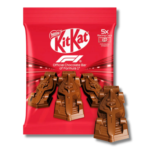 Nestle KitKat Formula 1 Chocolate 5 Car Multipack 12x55g