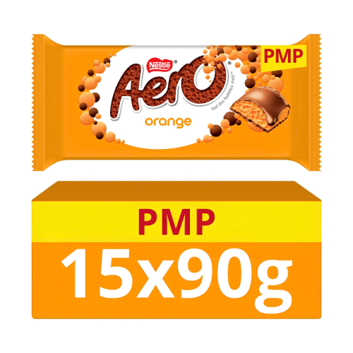 Nestle Aero Orange Sharing Bar 15x90g PMP &Acirc;&pound;1.50