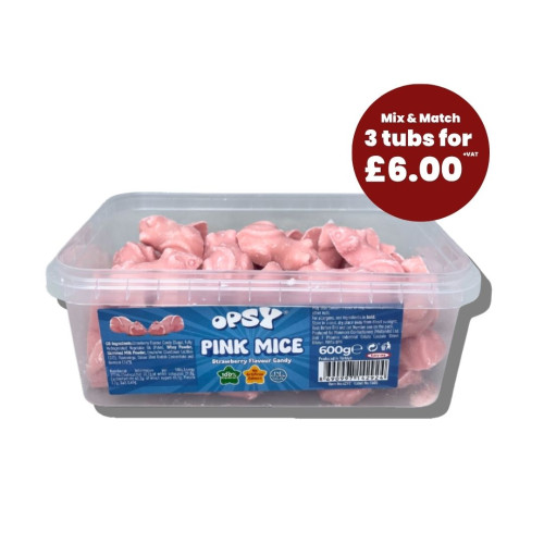 Opsy Pink Mice 600g Tub