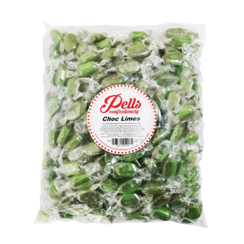 Pells Wrapped Choc Limes 3kg