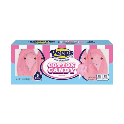 Peeps Cotton Candy Mallow Chicks 24x5 Pack