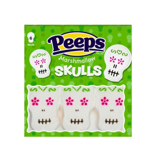 Peeps Mallow Skulls 12x6Pack