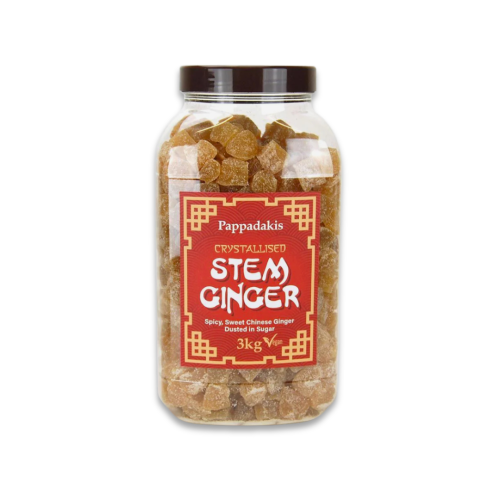 Pappadakis Crystallised Ginger Jar 3kg