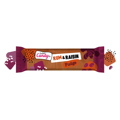 Rum and raisain fudge bars 