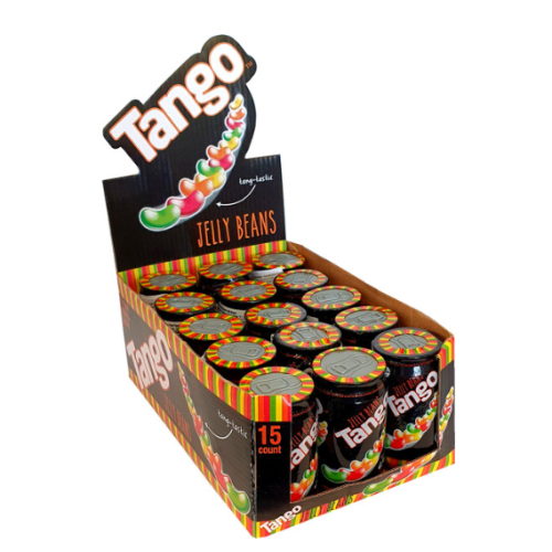 DISCONTINUED Tango Jelly Bean Cans - 15 Count
