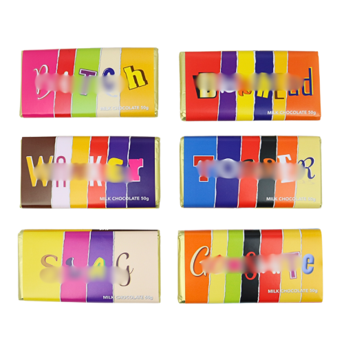 Rude Mixed Milk Chocolate Bars 36x50g