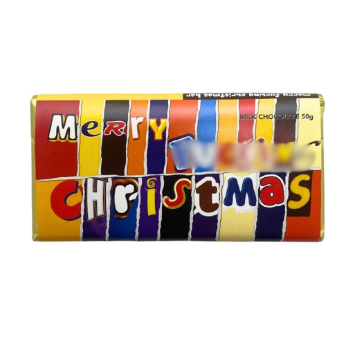 Merry F**k*ng Christmas Standard Milk Chocolate Bars 36x50g