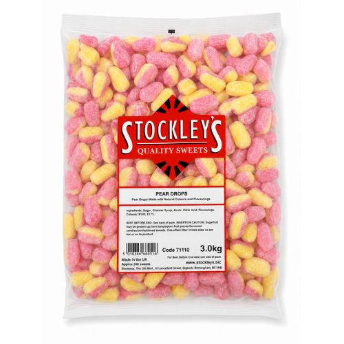 Stockleys U/W Pear Drops 3Kg